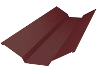 Верхняя планка ендовы 76х76х2000 - Премиум цвета - Матовый Полиэстер 3005
